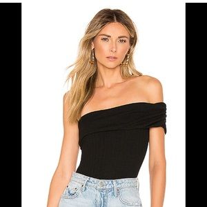 MAJORELLE Savannah Bodysuit in Black